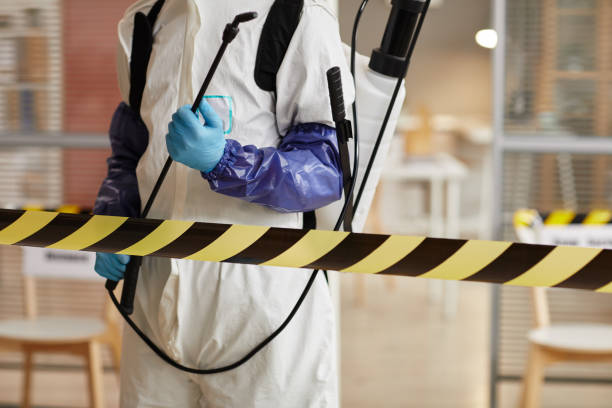 Professional Blood Cleanup technician working in Creston, OH